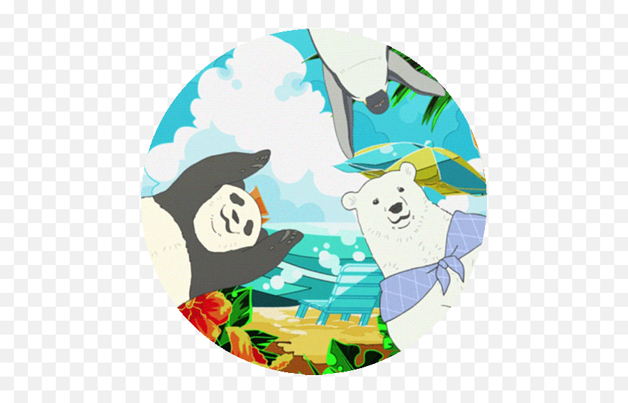 Top 30 Penguin San Gifs Find The Best Gif On Gfycat - Shirokuma Cafe Transparent Emoji,Shark Eating Penguin Emoticon