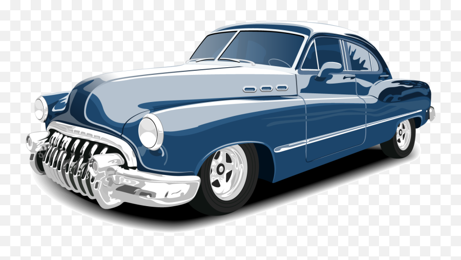 Download Vector Vintage Classic Car - Classic Car Png Emoji,Classic Car Emoticon