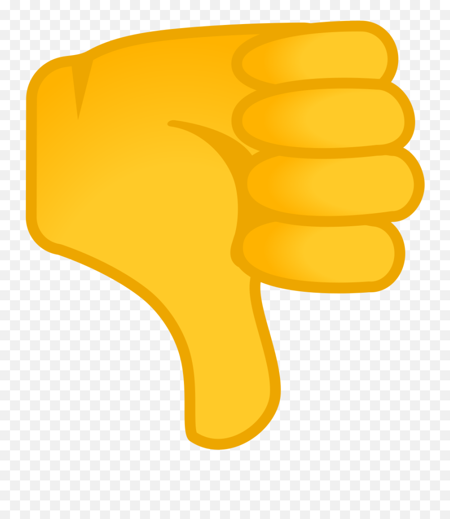 Thumbs Down Free Icon Of Noto Emoji People Bodyparts - Thumbs Down,Fist Emoticon