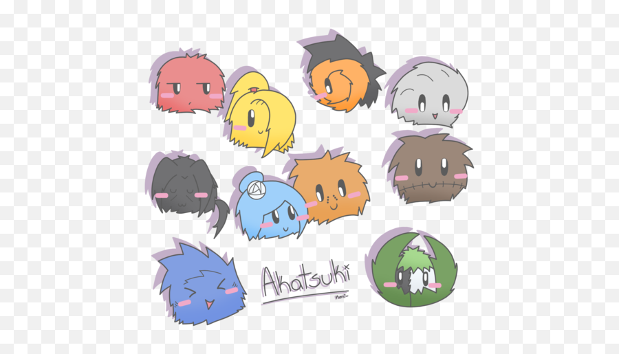 K U0026 H - Akatsuki Photo 21630245 Fanpop Akatsuki Fanart Cute Emoji,Amatsuki Emotion Classic