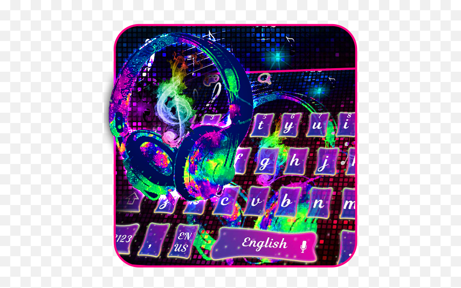 Electrical Neon Music Keyboard Theme - Izinhlelo Zokusebenza Fire Emoji,Batman Emoji Keyboard