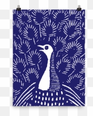 Peacock On A Violet Background Inspired - Decorative Emoji,What Emotions Tell Us About Time Droit Violet