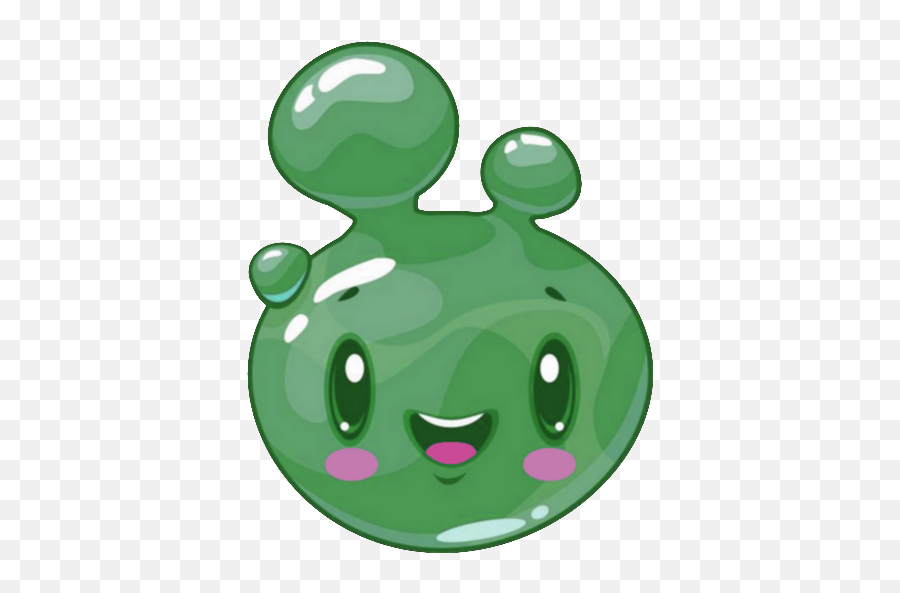 Jv Monstre Mignon Vert Heureux - Smiley Émoticône Clipart Dot Emoji,Emoticon Licking Lips Taste.good