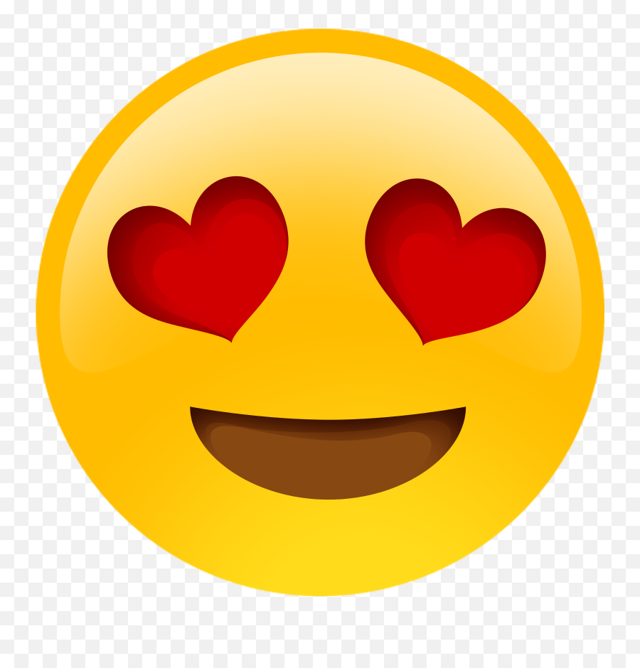 Pin - Love You Emoji Gif,Heart Eyes Emoji