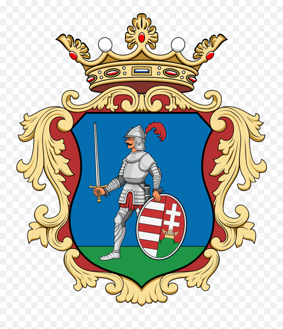 These Very Nice Arms From Hungary Have A Fierce Knight On It - Flag Of Nograd Emoji,Dierce Smiley Emoticon