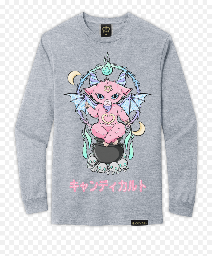 Baphomet Longsleeve T Emoji,Emoji Dyi Shirt