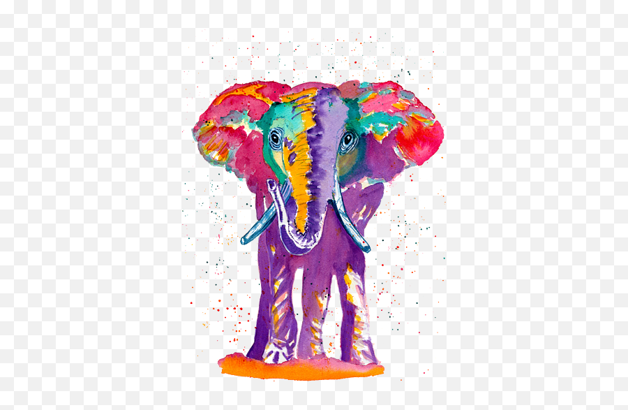 Rainbow Elephant Onesie For Sale - Rainbow Elephant Painting Emoji,Elephants + Emotions + Happiness