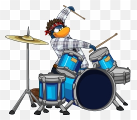 Rock Band Clipart Penguin - Penguin Band G Billy Emoji,Free Emoticon Clip Art Rock Band
