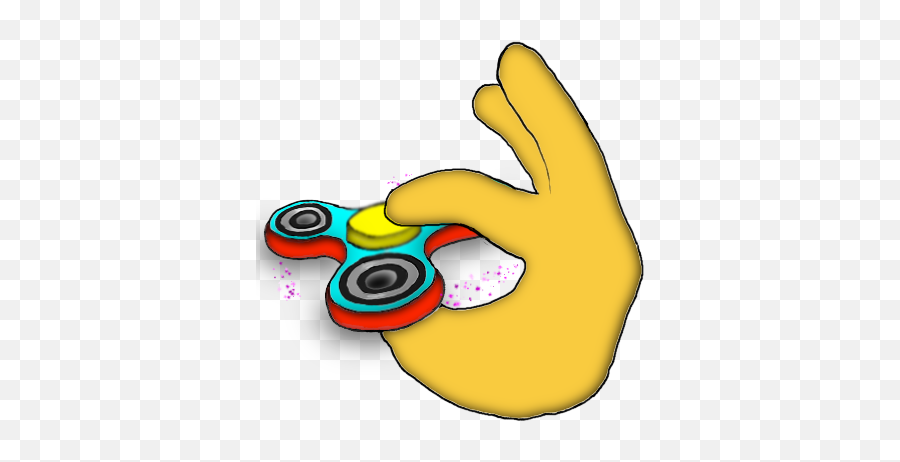 Fidget Spinner Emoji Stickers By Radiobush Pty Ltd - Fidget Spinner,Texas Emoji