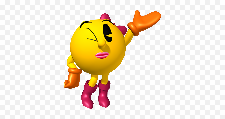 Ms Pac - Man Pacman Fanon Wiki Fandom Emoji,Looking To The Side Emoticon Japanese