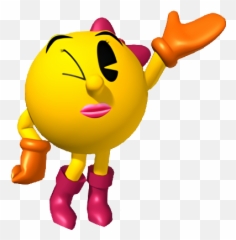 Ms Pac - Man Pacman Fanon Wiki Fandom Emoji,Looking To The Side Emoticon Japanese