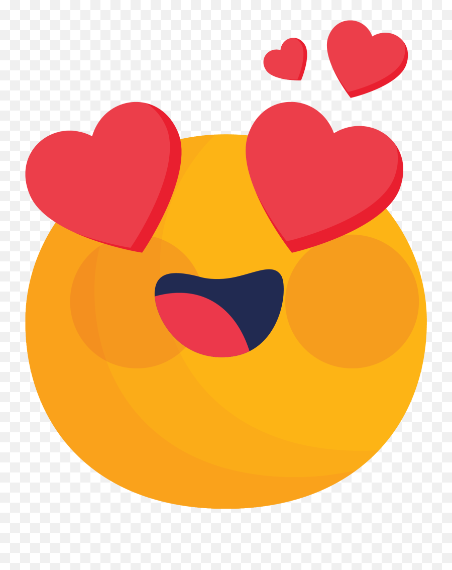 Smiling Heart Emoji Pngroyale,Hearts All Over An Emoji Face