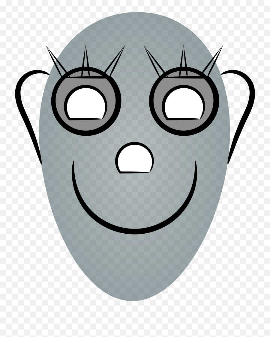Robot Face Image - Fata Robot Emoji,Robot Face Emoji