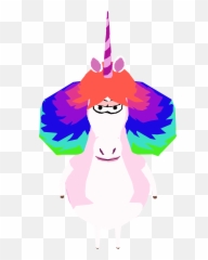 Rainbow Unicorn - Unicorn Emoji,Rainbow Unicorn Emoji
