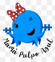 Mamá Pulpo Azul - Octopus Clipart Full Size Clipart Emoji,Tentacles Cute Emoji