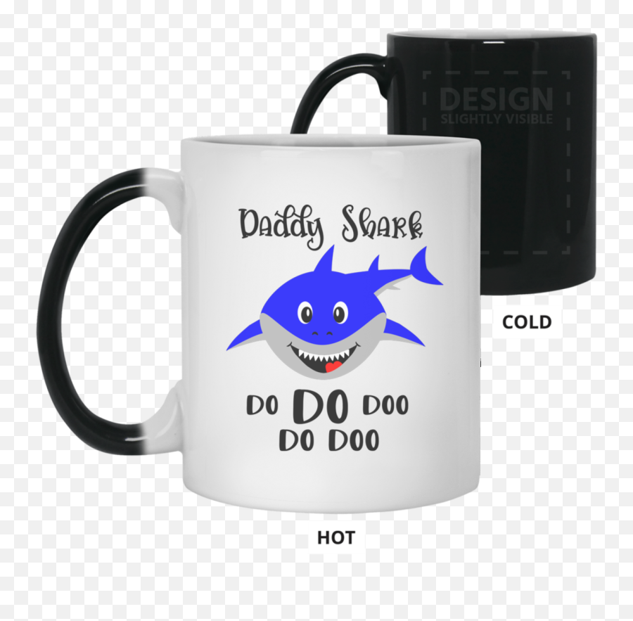 Daddy Shark Doo Doo Full Color Mug - Mug Emoji,Tardis Emoticon