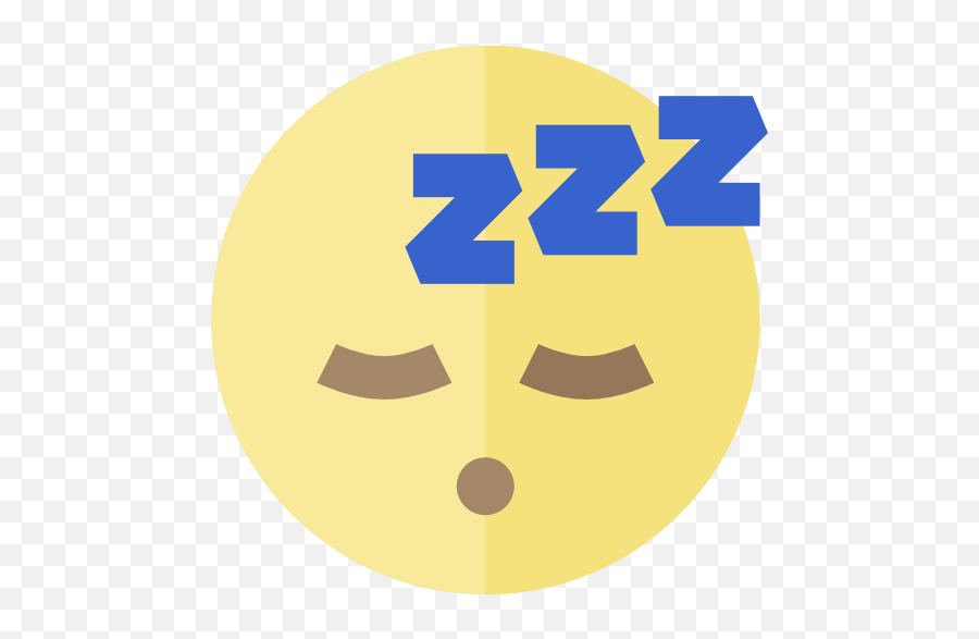 Emoticons Emoji Feelings Smileys - Sleeping Flat Icon Png,Sleep Emotion