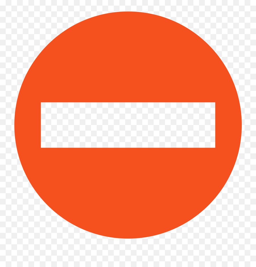 Fileeo Circle Deep - Orange Noentrysvg Wikimedia Commons Emoji,Red Green Emoji