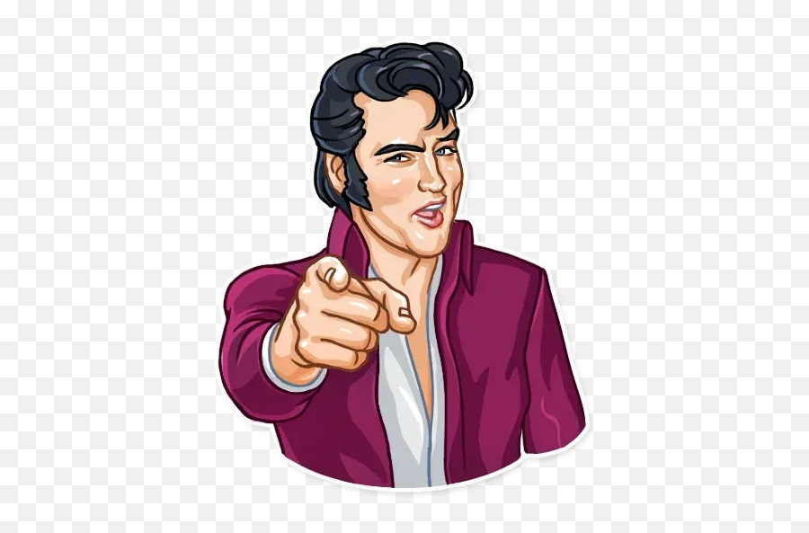 Elvis Presley Whatsapp Stickers - Elvis Whatsapp Sticker Emoji,Elvis Presley Emoji