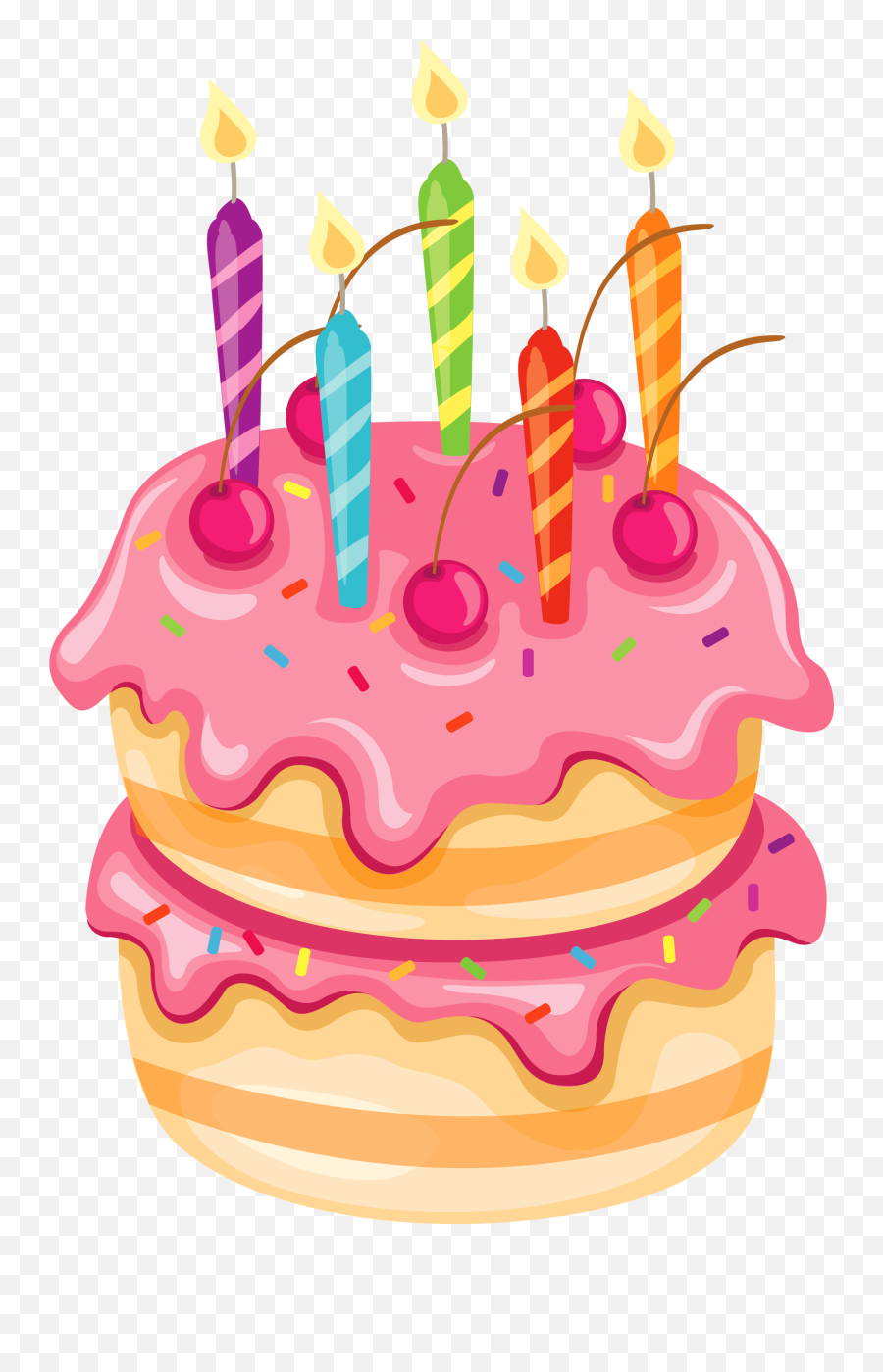 Birthday Cake Party Cupcake Clip Art Scrapbook Party - Cute Cake Clipart Png Emoji,Emoji Birthday Party