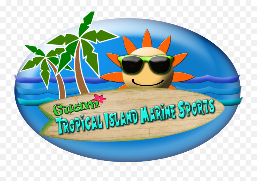 Tropical Island Marine Sports - Happy Emoji,Guam Emoji