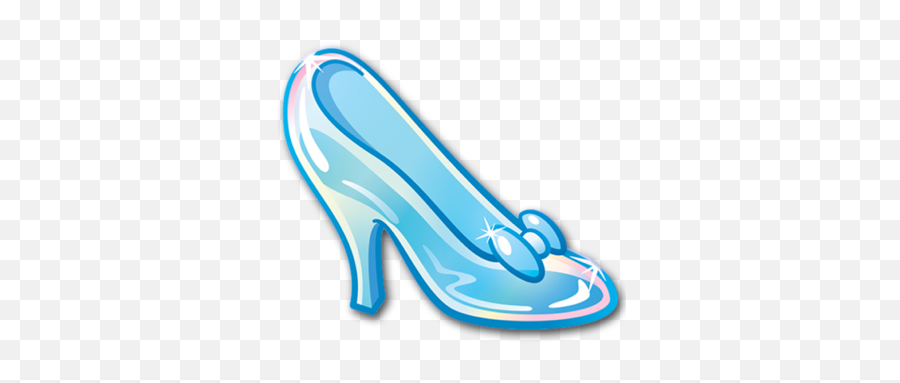 Disney Emoji Disney Emoji Blitz - Transparent Cinderella Glass Slipper,Shoes Emoji