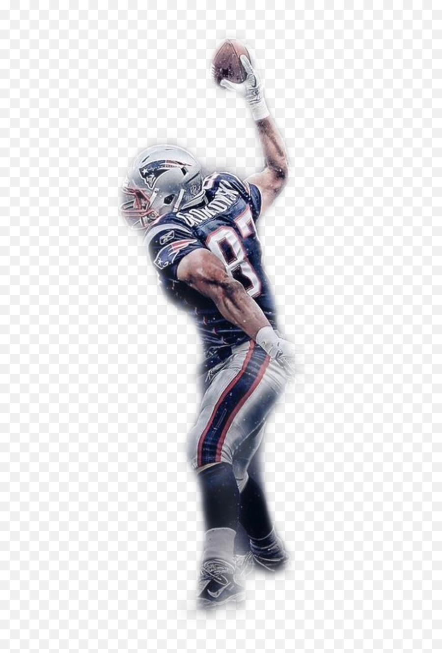 Football Patriots Gronkowski Sticker - Revolution Helmets Emoji,Gronk Emoji