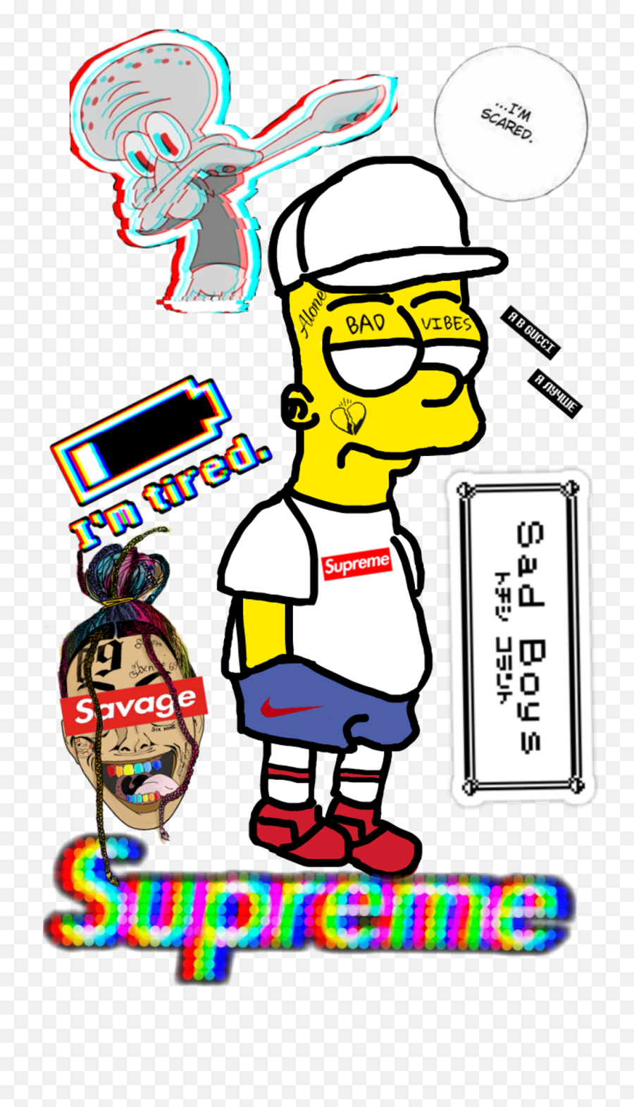 Sadboys Sticker Clipart - Full Size Clipart 2859248 Xxx Tentation Sad Emoji,Savage Emoji