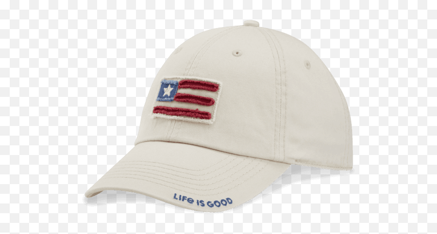 Hats Flag Applique Tattered Chill Cap Life Is Good - For Baseball Emoji,Emoji Applique