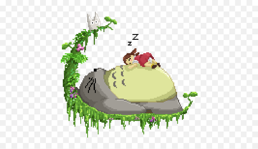 Pin - Studio Ghibli 8 Bit Gif Emoji,Studio Ghibli Emoji