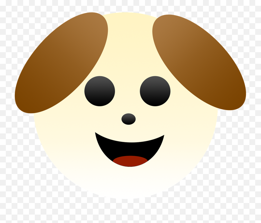 Free Photo White Pet Cute Black Dog Animal Beige Brown - Max Dog Emoji,Dog Emoticon