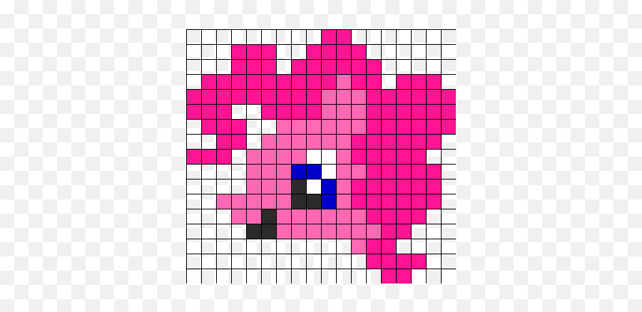 Pinkie Pie Kandi Patterns Pinkie Pie Pony Bead Patterns - Language Emoji,Pinkie Pie Emoji