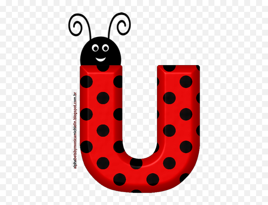 Joaninha - Ladybug Alphabet Letters U Emoji,Alien Emoji Costume