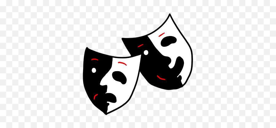 Free Drama Shakespeare Illustrations - Carnaval Fata Imagini Masti Teatru Emoji,Emotion Masks For Sale