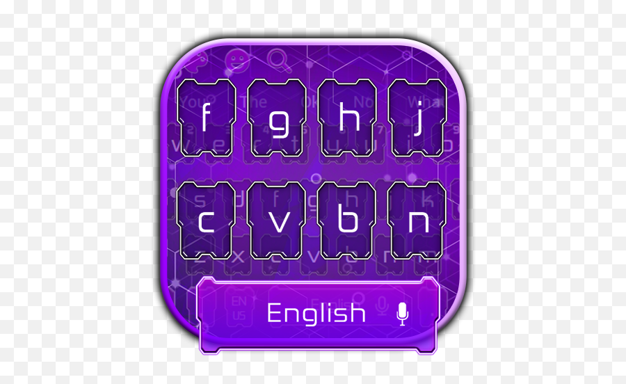 Classic Simple Black Purple Keyboard Theme - Language Emoji,Black Emojis For Android 2015