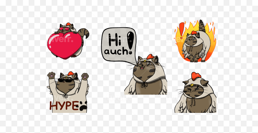 Draw Personal Emotes Emoji And Sticker For Twitch - Cat,Happy Camper Emoji