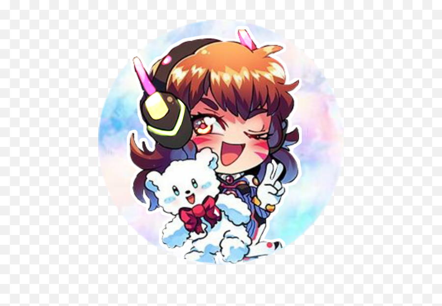 Dva Dva Chibi Overwatch Image By Trul - Fictional Character Emoji,Dva Emoji