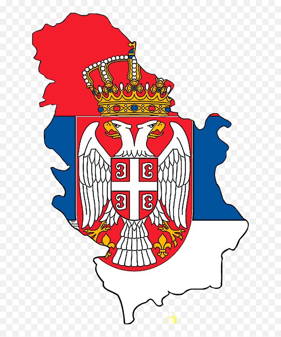 Pin - Serbia Flag Map Emoji,Serbiaflag Emoji