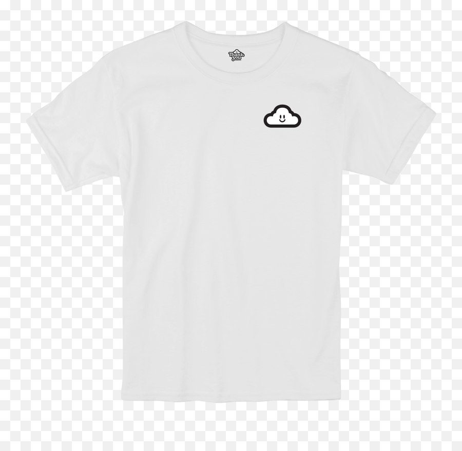 Thank You Cloudy Ss Xl - Pele T Shirt Emoji,Cloudy Day Emojis Combo