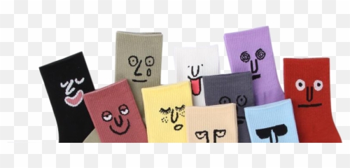 Smiling Socks - Funny Face Socks Emoji,Socks With Emojis On Them For Kids