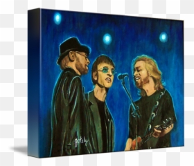 Bee Gees By Paintings By Gretzky - Bee Gees Emoji,Bee Gees Too Much Emotion