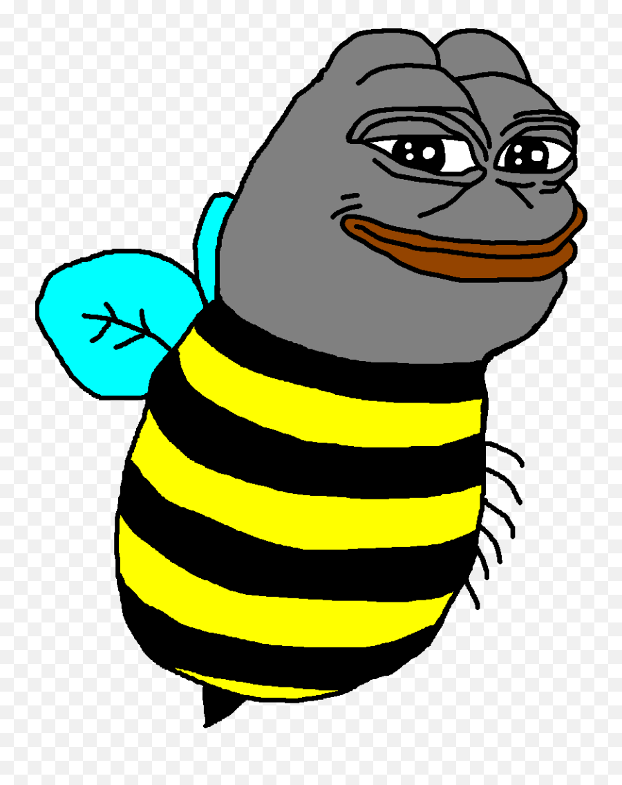 Cha Ca Chú Khng Long Vàng Mm Mm - Pepe Bee Emoji,Qoobee Emoticons