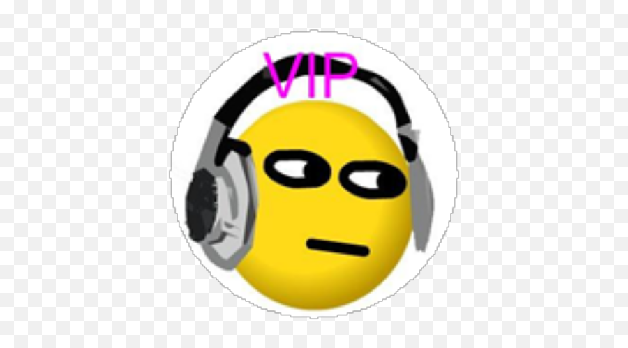 Youu0027re In The Vip List - Roblox Xat Emojis,Emoticon With Headphones