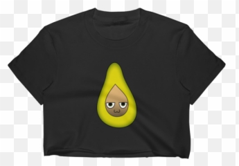 Avocado Crop Top - Unisex Emoji,100 Emoticon Tattoo