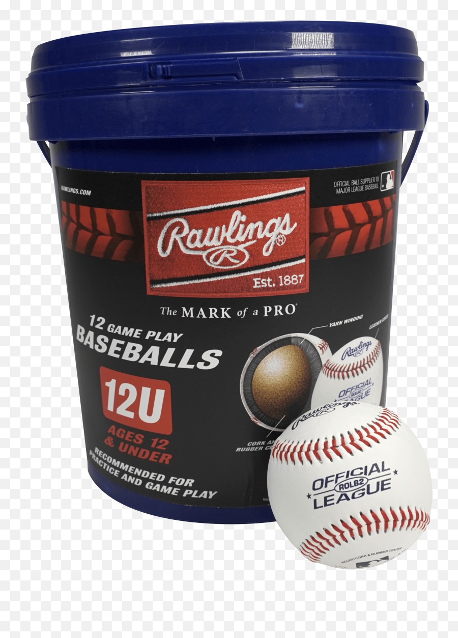 Bucket Of 12u Official League Rolb2 - Rawlings 10u Baseballs Emoji,Sex Emojis Fpr Head