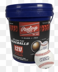 Bucket Of 12u Official League Rolb2 - Rawlings 10u Baseballs Emoji,Sex Emojis Fpr Head
