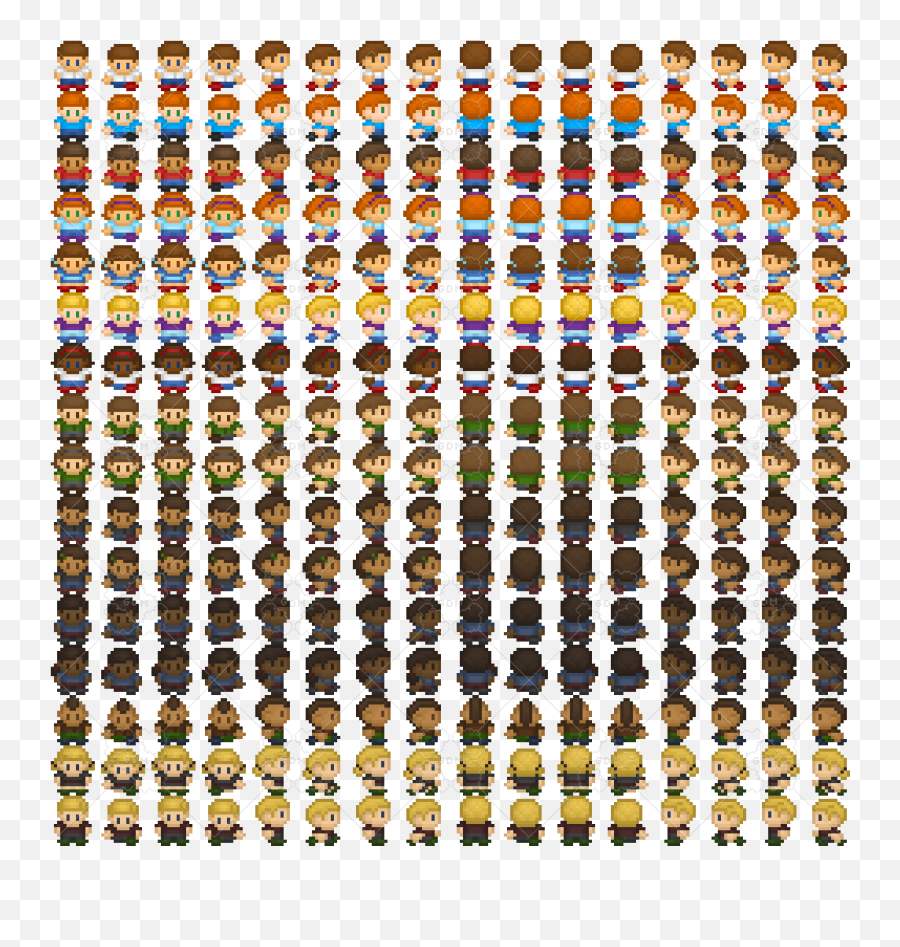 1616 Character Sprites - Human Pack 1 Gamedev Market Emoji,Human Sprite Sheet Emotion 1616 Character Sprites - Human Pack 1 Gamedev Market Emoji,Human Sprite Sheet Emotion