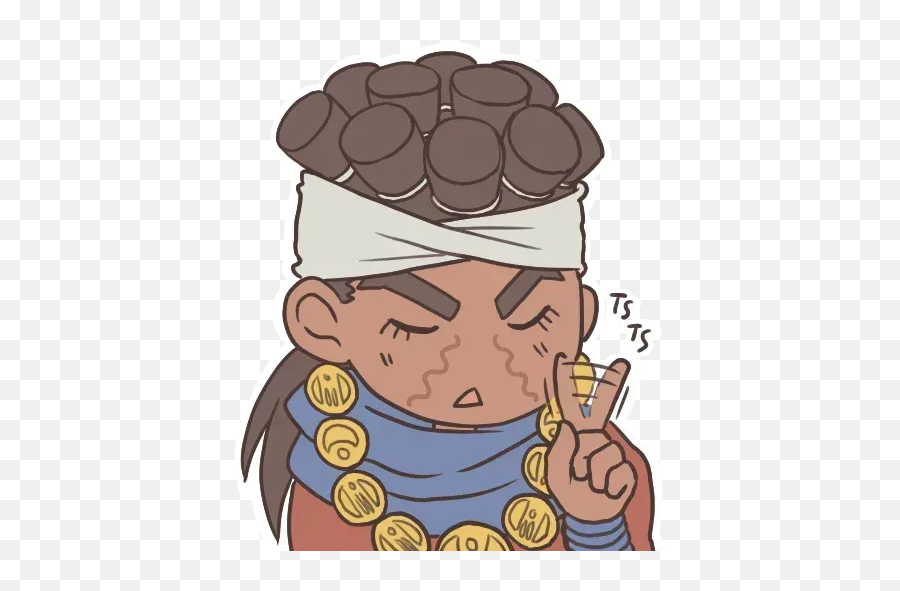 Jojo 2 Whatsapp Stickers - Stickers Cloud Sign Language Emoji,Jojo Emojis