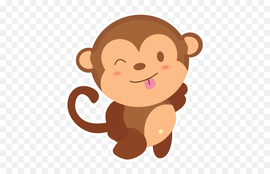 Monkey Pack 3 By Marcos Roy - Sticker Maker For Whatsapp Emoji,Baby Monkey Emoji