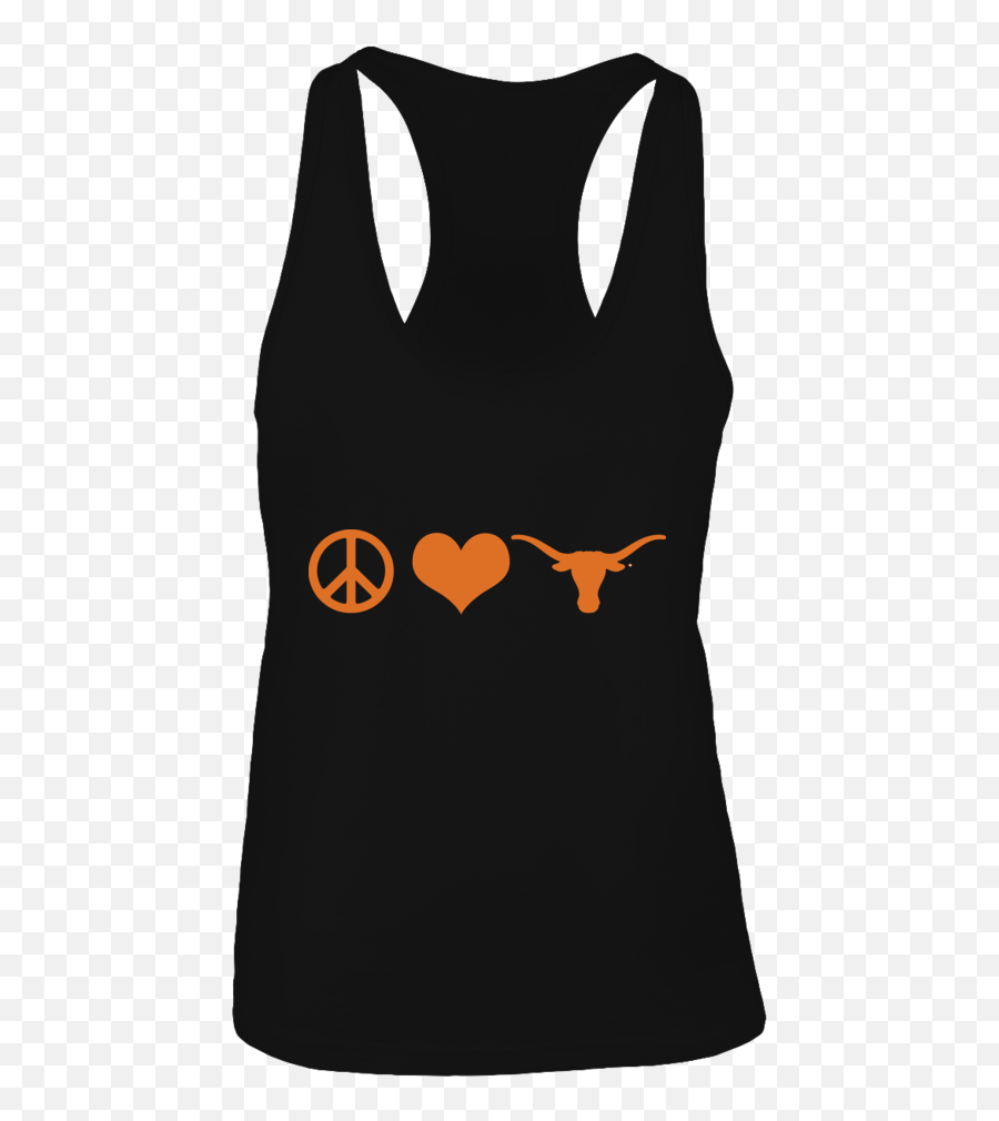 Download Peace Love Ut Longhorns T - Sleeveless Emoji,Longhorn Emoji